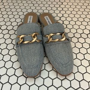Women’s Steve Madden denim mules- Sz 8